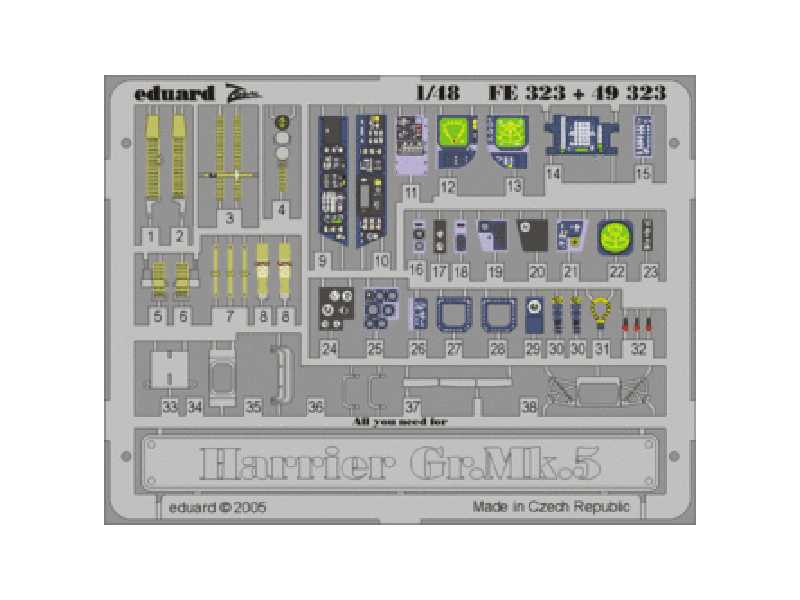 Harrier Gr Mk.5 1/48 - Hasegawa - - image 1