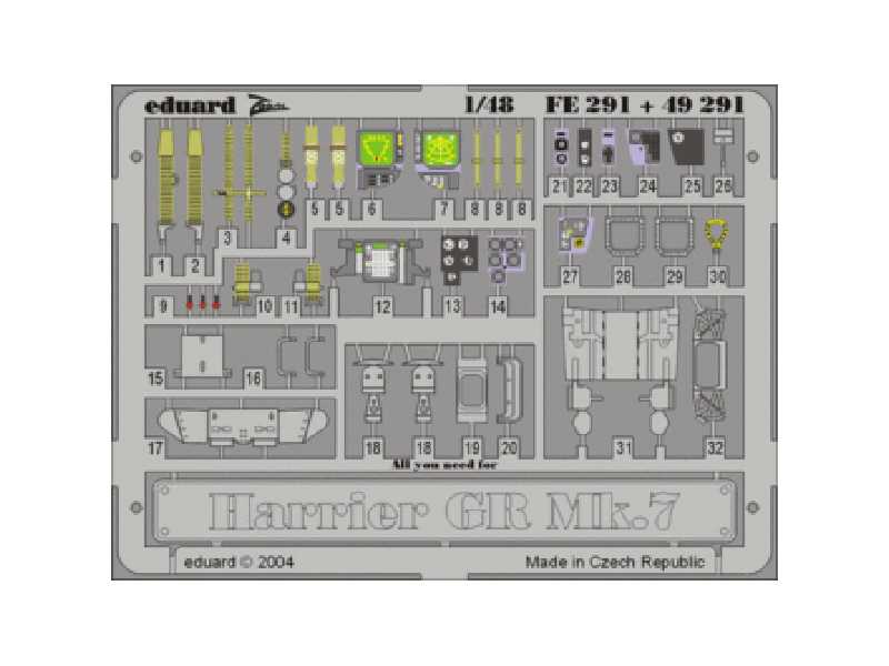 Harrier Gr Mk.7 1/48 - Hasegawa - - image 1