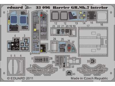 Harrier GR. Mk.7 interior S. A. 1/32 - Trumpeter - image 1