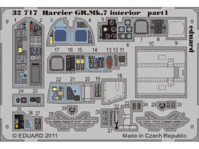 Harrier GR. Mk.7 interior S. A. 1/32 - Trumpeter - image 1