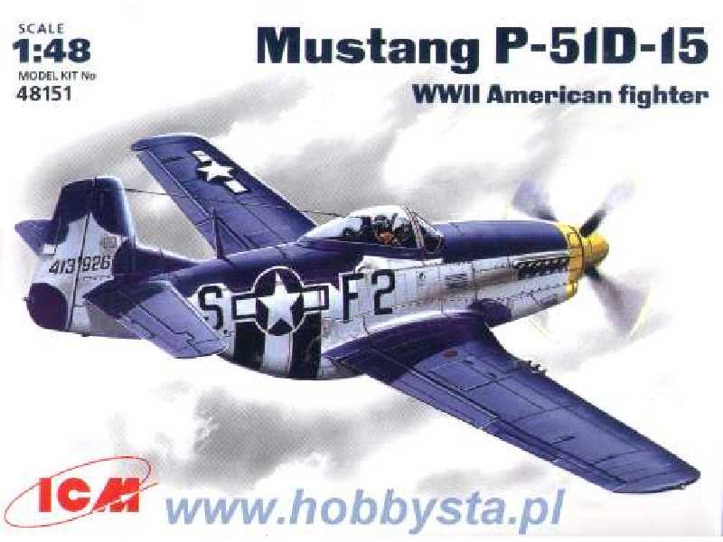Mustang P-51D-5 WWII American fighter - image 1