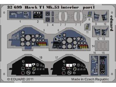 Hawk T1 Mk.53 interior S. A. 1/32 - Revell - image 1