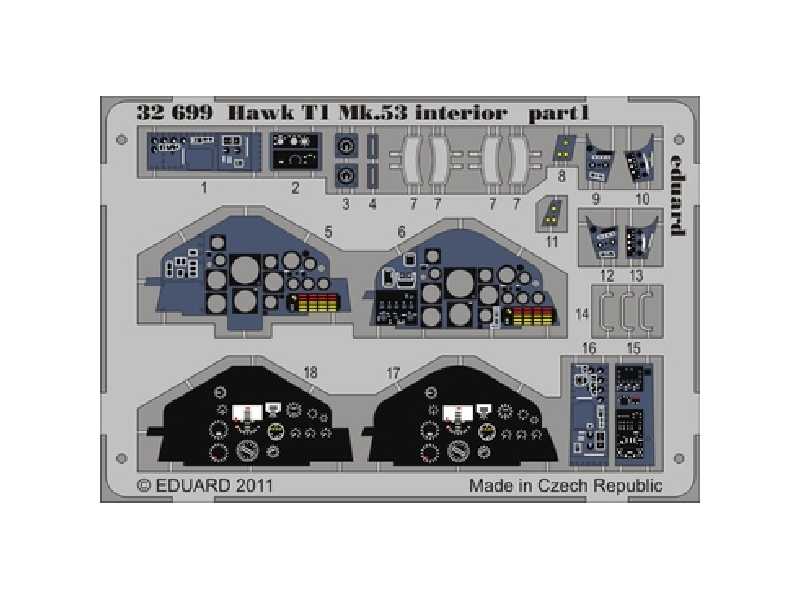 Hawk T1 Mk.53 interior S. A. 1/32 - Revell - image 1