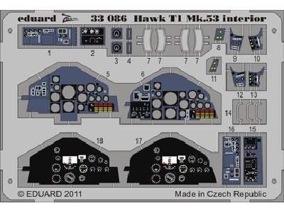 Hawk T1 Mk.53 interior S. A. 1/32 - Revell - image 1