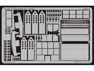 He 111 bomb bay 1/48 - Monogram - image 3