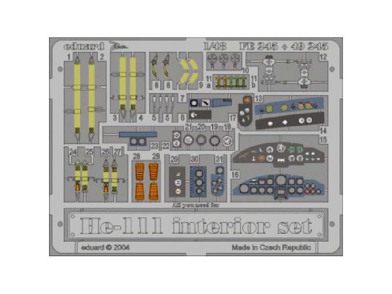 He 111 interior 1/48 - Monogram - image 1