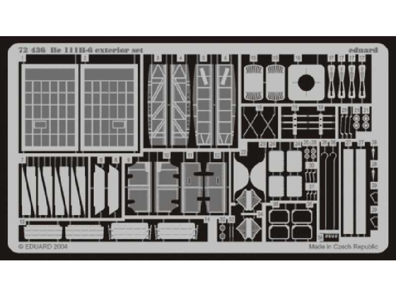 He 111H-6 exterior 1/72 - Hasegawa - image 1