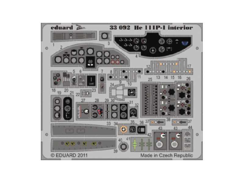 He 111P-1 interior S. A. 1/32 - Revell - image 1