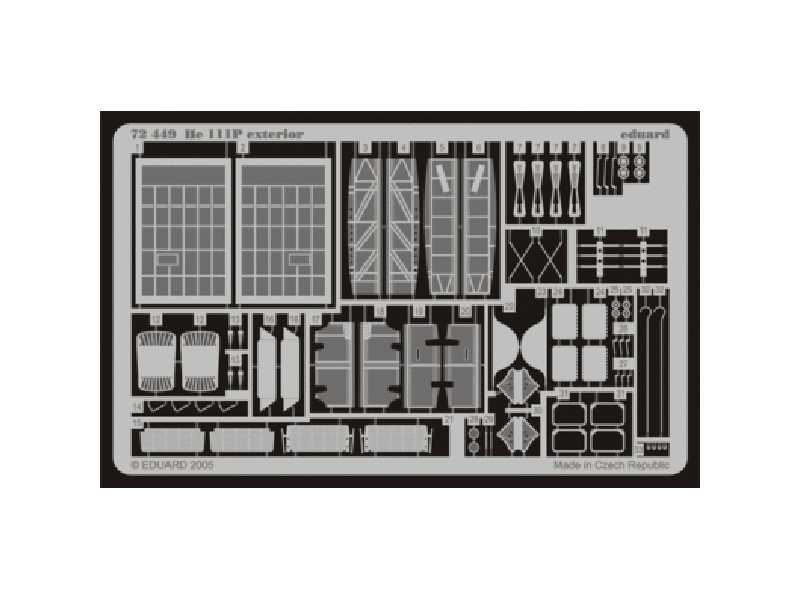 He 111P exterior 1/72 - Hasegawa - image 1