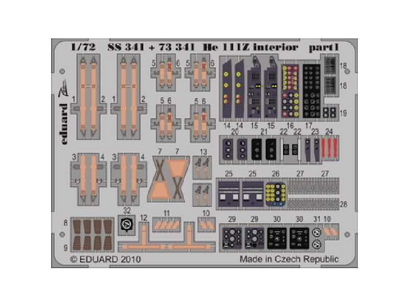 He 111Z interior S. A. 1/72 - Hasegawa - image 1