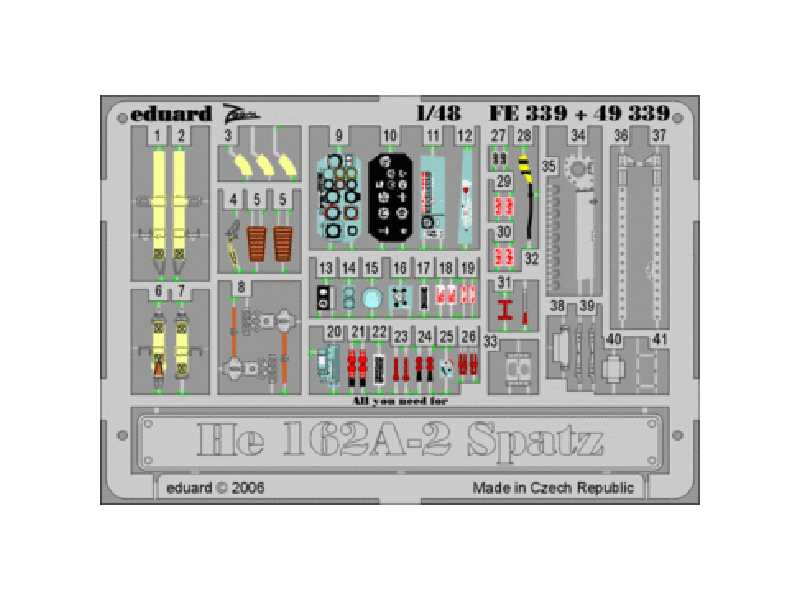 He 162A-2 Spatz 1/48 - Tamiya - - image 1