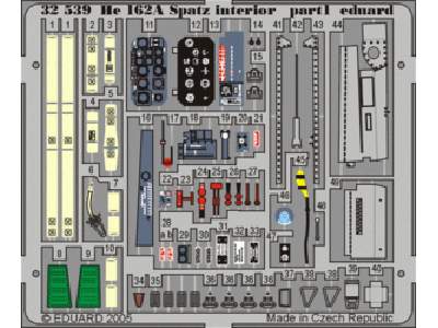 He 162A Spatz interior 1/32 - Revell - image 1