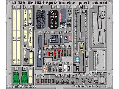 He 162A Spatz interior 1/32 - Revell - image 2