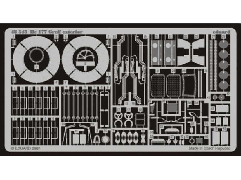 He 177 Greif exterior 1/48 - CMK / MPM - image 1