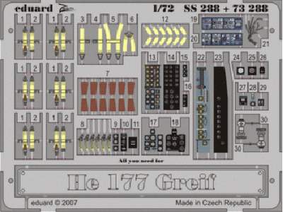 He 177 Greif with HS 293 S. A. 1/72 - Revell - image 1