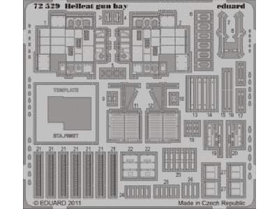 Hellcat gun bay 1/72 - Eduard - image 1