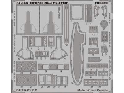 Hellcat Mk. I exterior 1/72 - Eduard - image 1