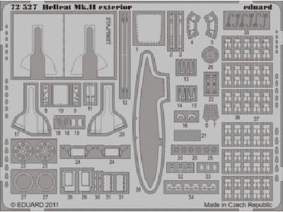 Hellcat Mk. II exterior 1/72 - Eduard - image 1