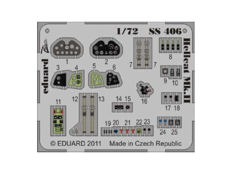 Hellcat Mk. II S. A. 1/72 - Eduard - image 1