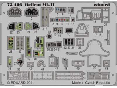 Hellcat Mk. II S. A. 1/72 - Eduard - image 1