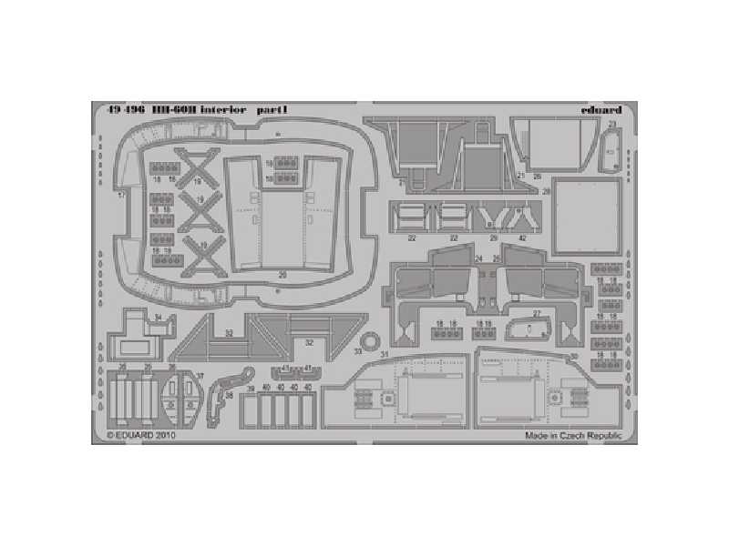 HH-60H interior S. A. 1/48 - Italeri - image 1