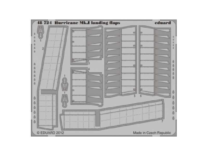 Hurricane Mk. I landing flaps 1/48 - Italeri - image 1