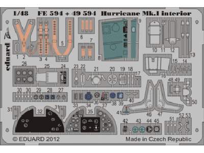 Hurricane Mk. I S. A. 1/48 - Italeri - image 1