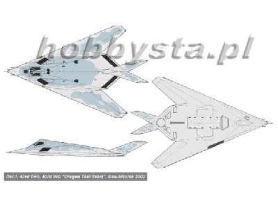 F-117A NIGHTHAWK Baja Scorpion & Grey Dragon - 2 szt. - image 3