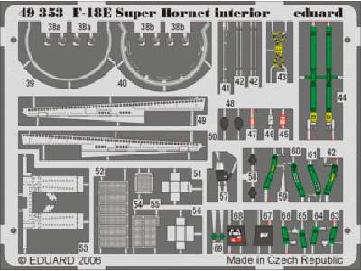 F-18E interior 1/48 - Hasegawa - image 1