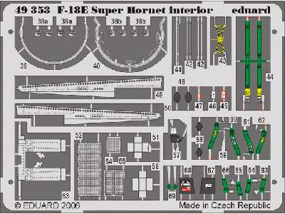 F-18E interior 1/48 - Hasegawa - image 2