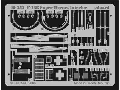 F-18E interior 1/48 - Hasegawa - image 3