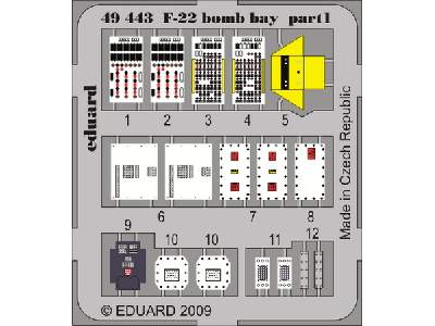 F-22 bomb bay 1/48 - Academy Minicraft - image 2