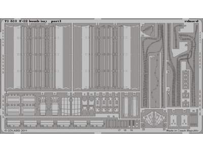 F-22 bomb bay 1/72 - Academy Minicraft - image 1