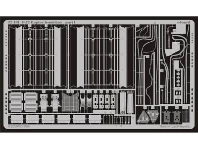 F-22 bomb bay 1/72 - Revell - image 1