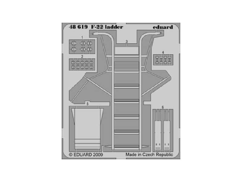 F-22 ladder 1/48 - Academy Minicraft - image 1