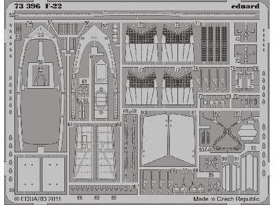 F-22 S. A. 1/72 - Academy Minicraft - image 3