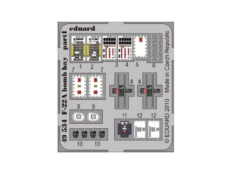 F-22A bomb bay 1/48 - Hasegawa - image 1