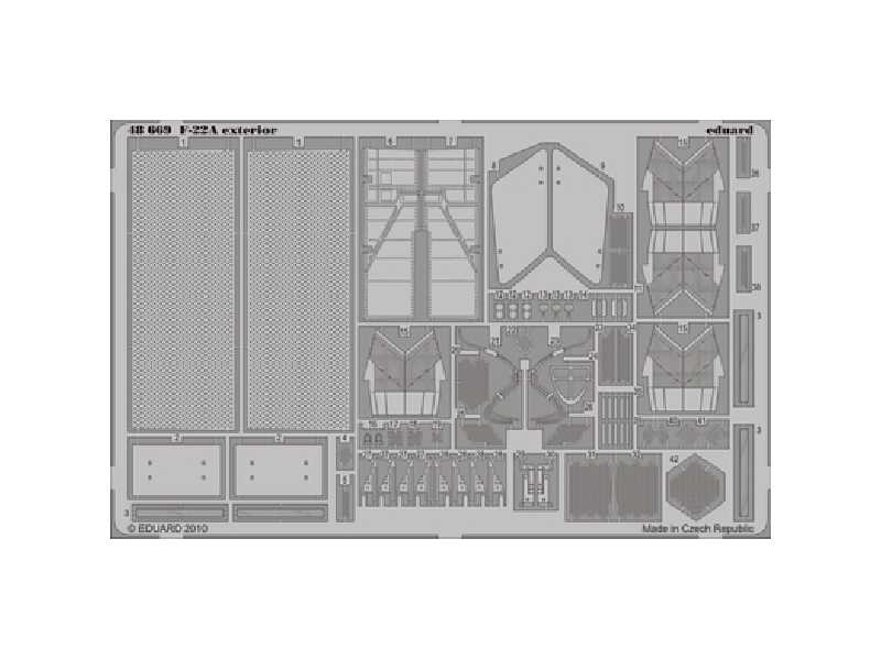 F-22A exterior 1/48 - Hasegawa - image 1