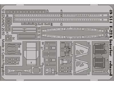 F-22A interior S. A. 1/48 - Hasegawa - image 1