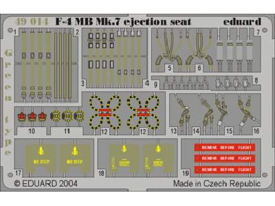 F-4 ejection seat green 1/48 - Hasegawa - image 1