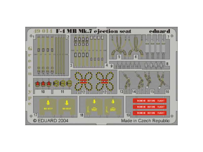 F-4 ejection seat green 1/48 - Hasegawa - image 1