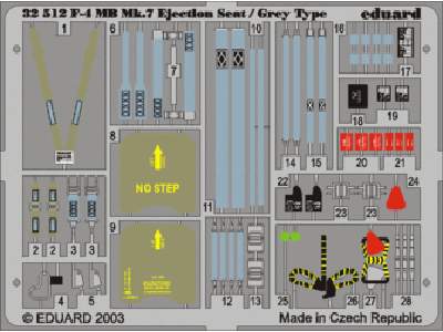 F-4 ejection seat grey 1/32 - Tamiya - image 1