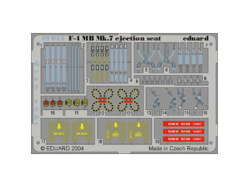 F-4 ejection seat grey 1/48 - Hasegawa - image 1