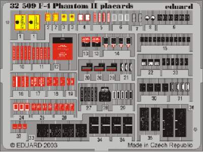 F-4 placards 1/32 - image 1