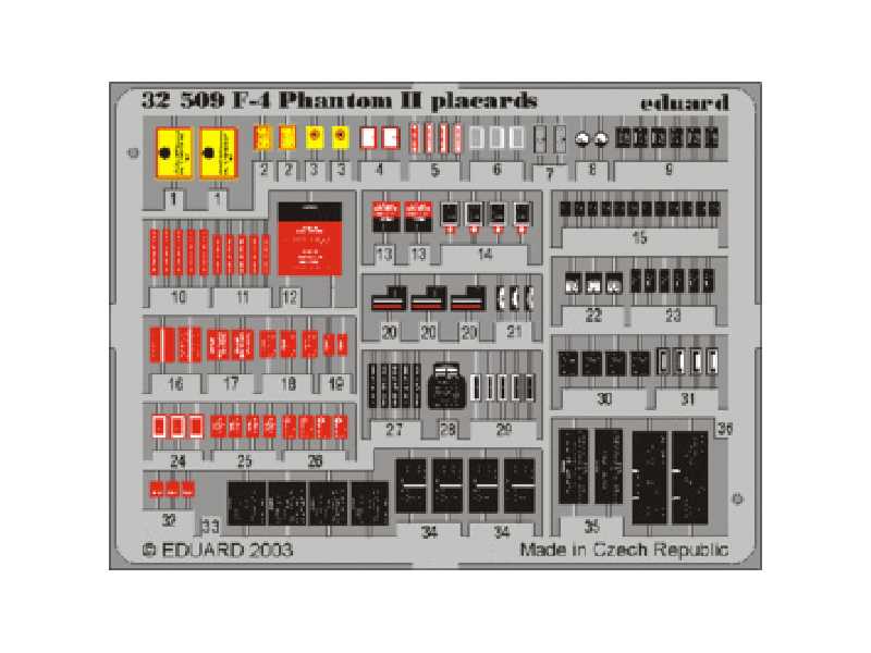 F-4 placards 1/32 - image 1
