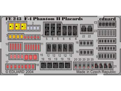 F-4 placards 1/48 - - image 1