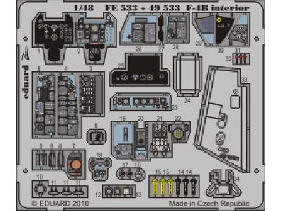 F-4B interior S. A. 1/48 - Hasegawa - - image 1