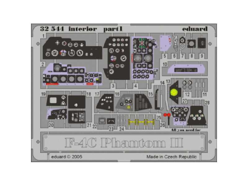 F-4C interior 1/32 - Tamiya - image 1