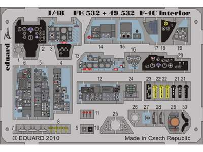F-4C interior S. A. 1/48 - Hasegawa - - image 1
