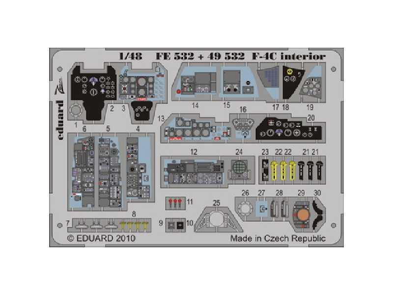 F-4C interior S. A. 1/48 - Hasegawa - - image 1